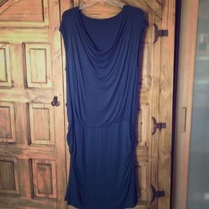 Draped Blue Kenneth Cole Dress